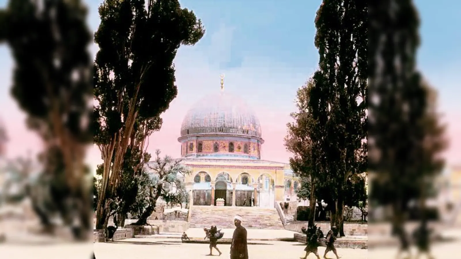 Ab September im Jüdischen Museum zu sehen: Historische Fotografien aus Palästina, etwa der Felsendom in Jerusalem um die Jahrhundertwende.	 (F.: VA)