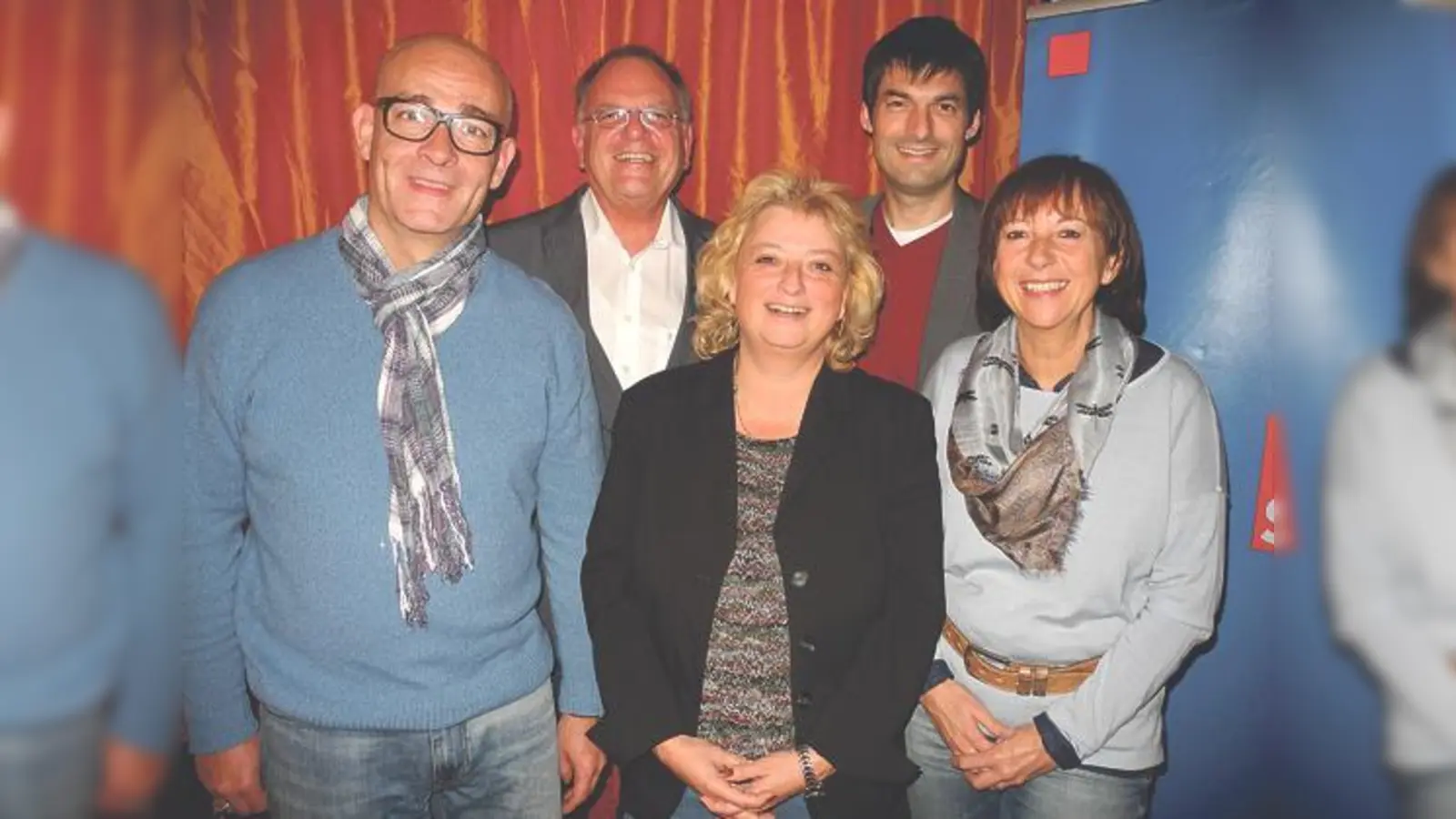 Der neue Vorstand der SPD Hohenbrunn (v. l.): Patrick Fuhrbach, Rudolf Wenzel, Christine Weiß, Morten Schweigler und Jutta Junk.	 (Foto: SPD Hohenbrunn)