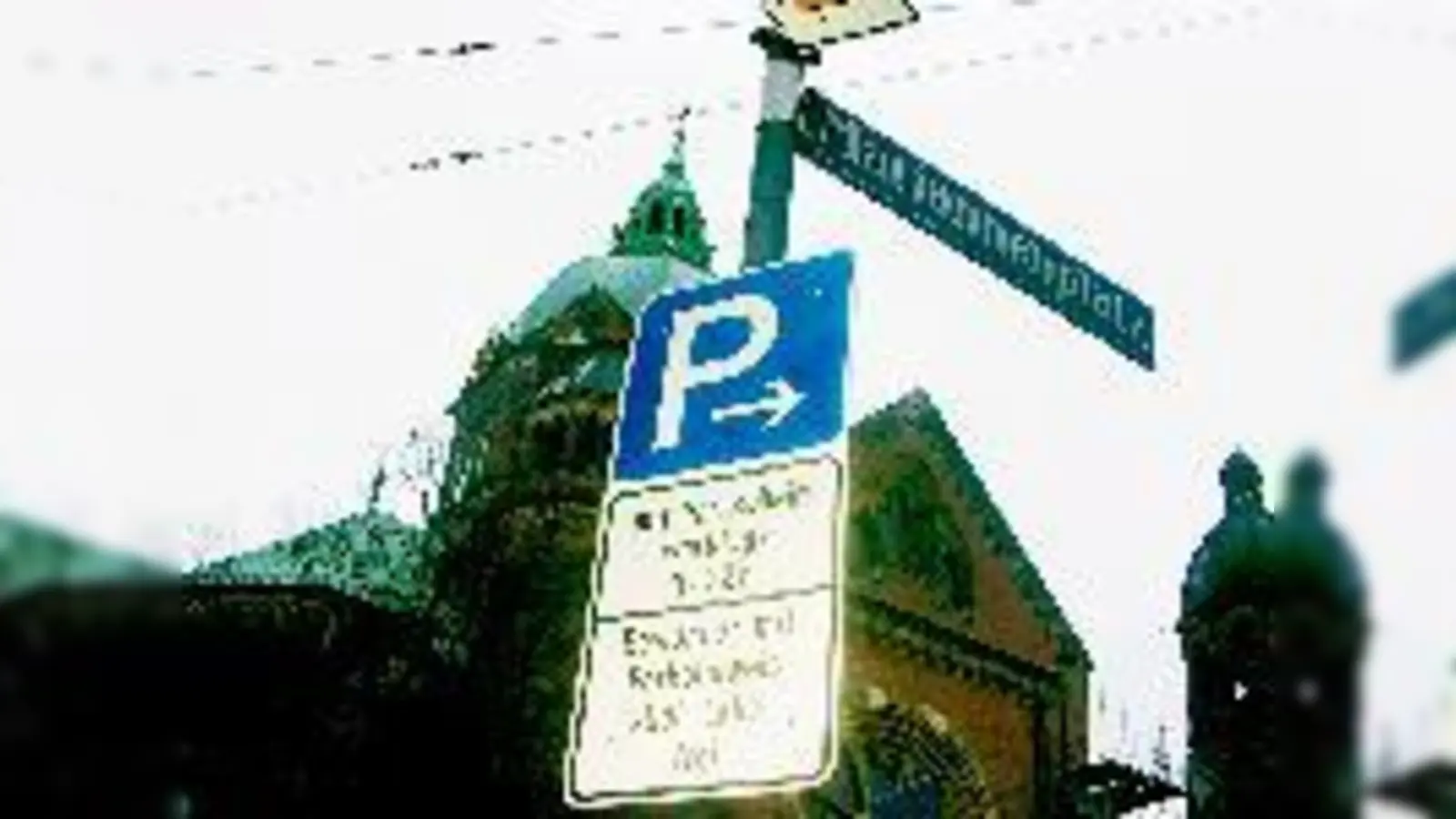 Im südlichen Lehel gehören die Parklizenz-Schilder bereits zum Stadtbild.  Bald werden sie auch im mittleren und nördlichen Lehel zu sehen sein.	 (Foto: rme)