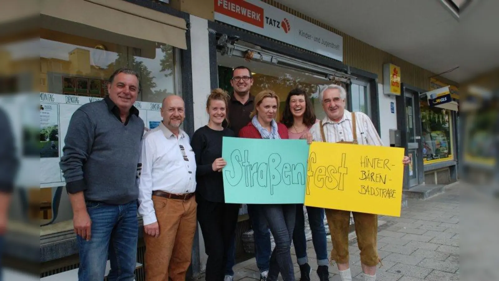 Die Nachbarschaft der Hinterbärenbadstraße freut sich auf ih erstes Straßenfest. (Foto: Fw)