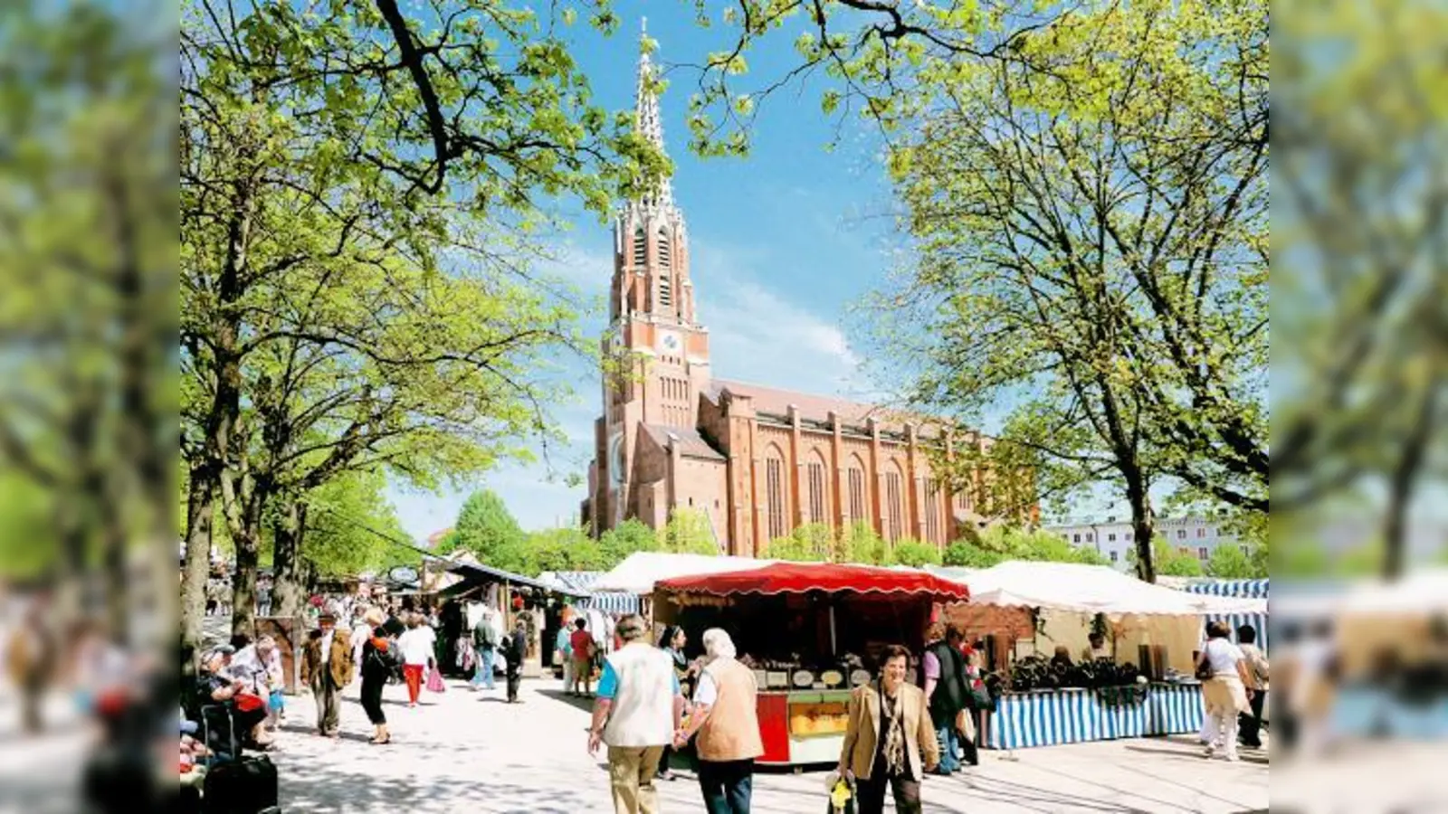 Im Schatten der Mariahilfkirche heißt es vom 30. April bis 8. Mai wieder »Duit is!« Am 3. Mai lockt der Familientag mit billigen Preisen.	 (Foto: pb/Archiv)
