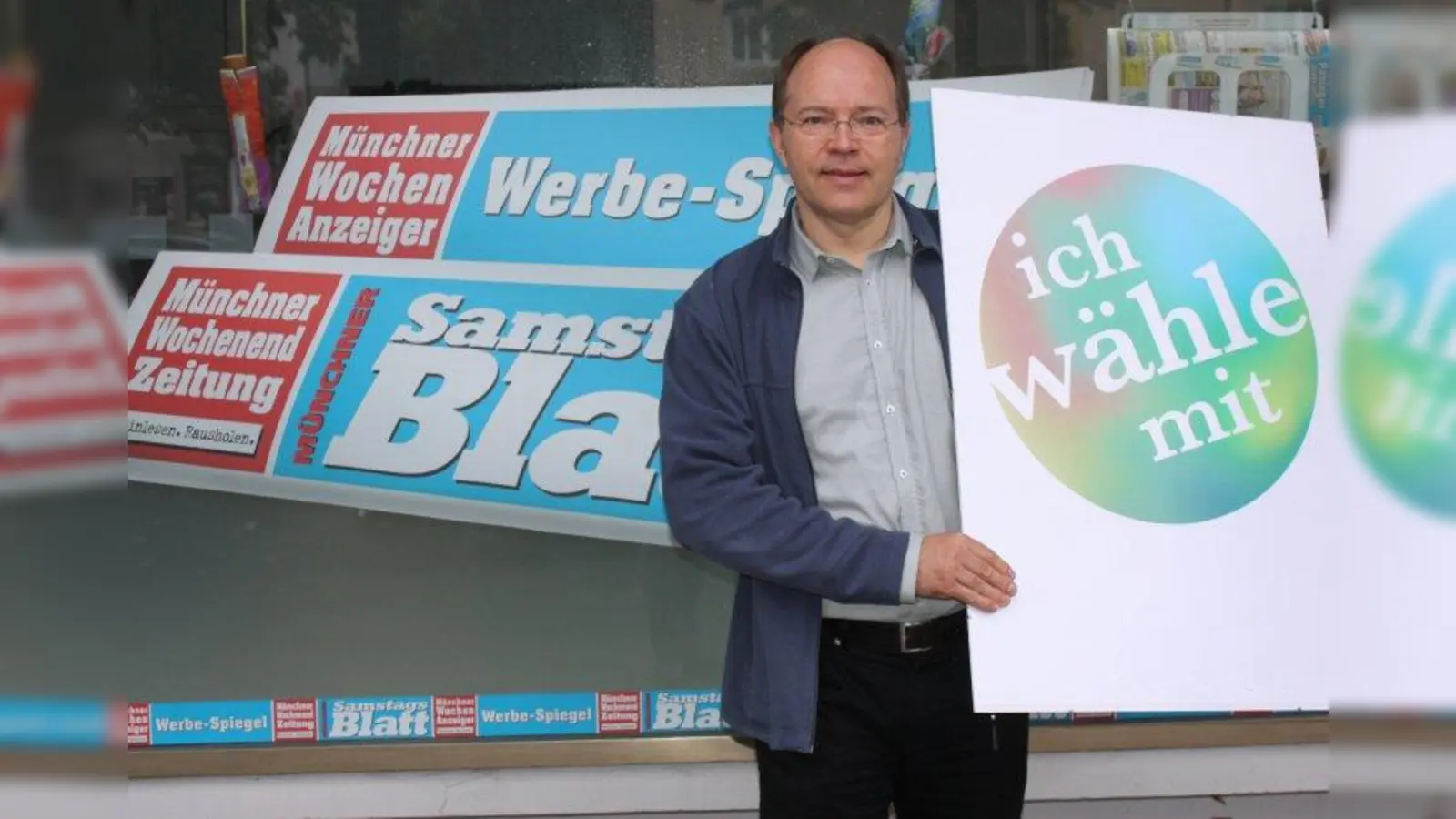 Ich wähle mit: Peter Rösler und viele Bürger setzen auf eine hohe Wahlbeteiligung. (Foto: job)