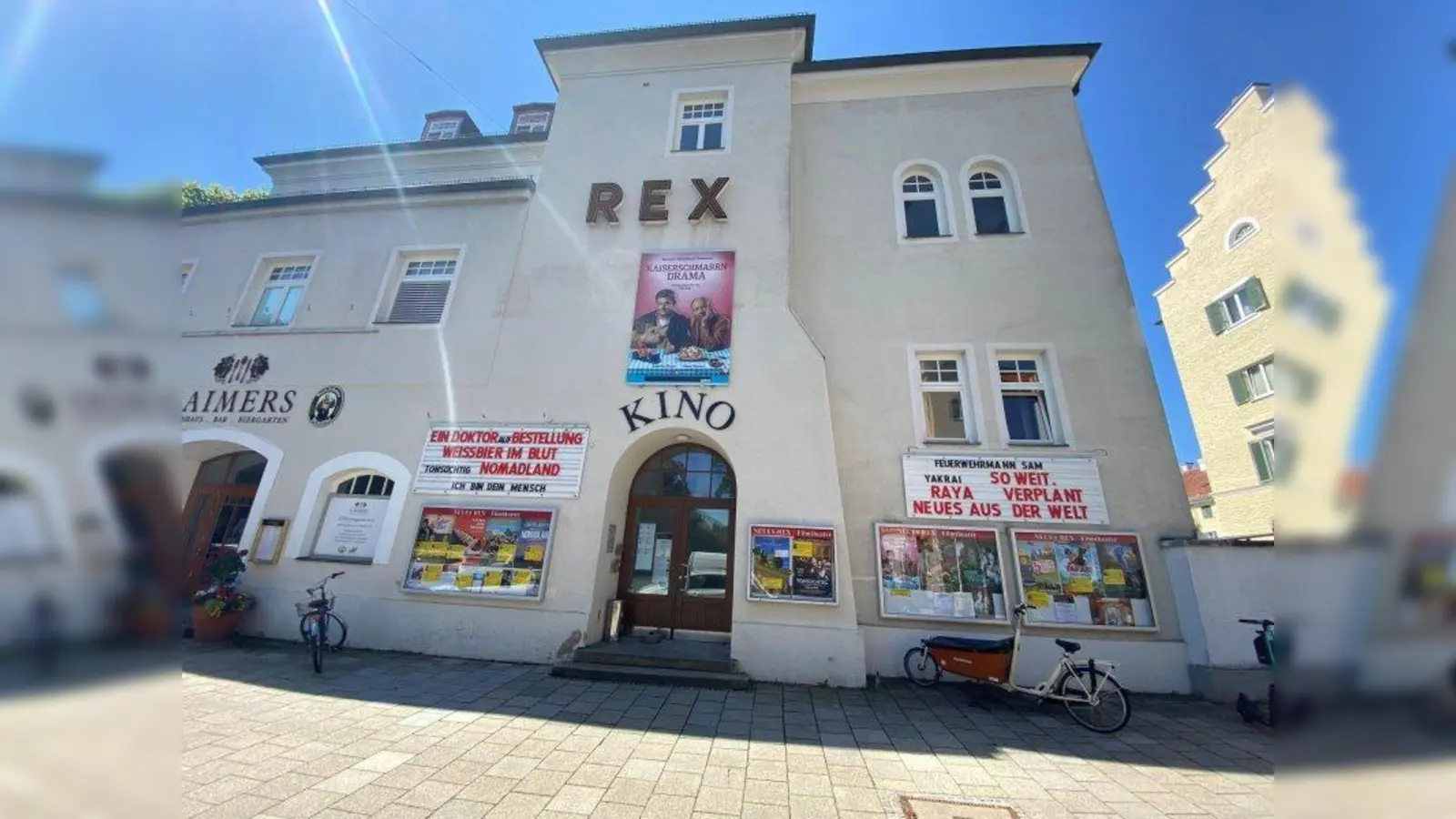 Das Filmtheater „Neues Rex” in der Agricolastr. 16 in Laim ist wieder geöffnet. (Foto: Thomas Wilhelm)