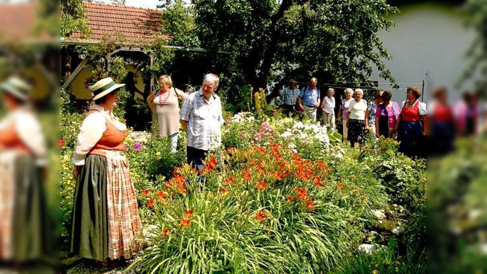 Viele Tipps nahmen die Kirchseeoner Gartler aus Ampfings Gartenparadiesen mit.	 (Foto: VA)