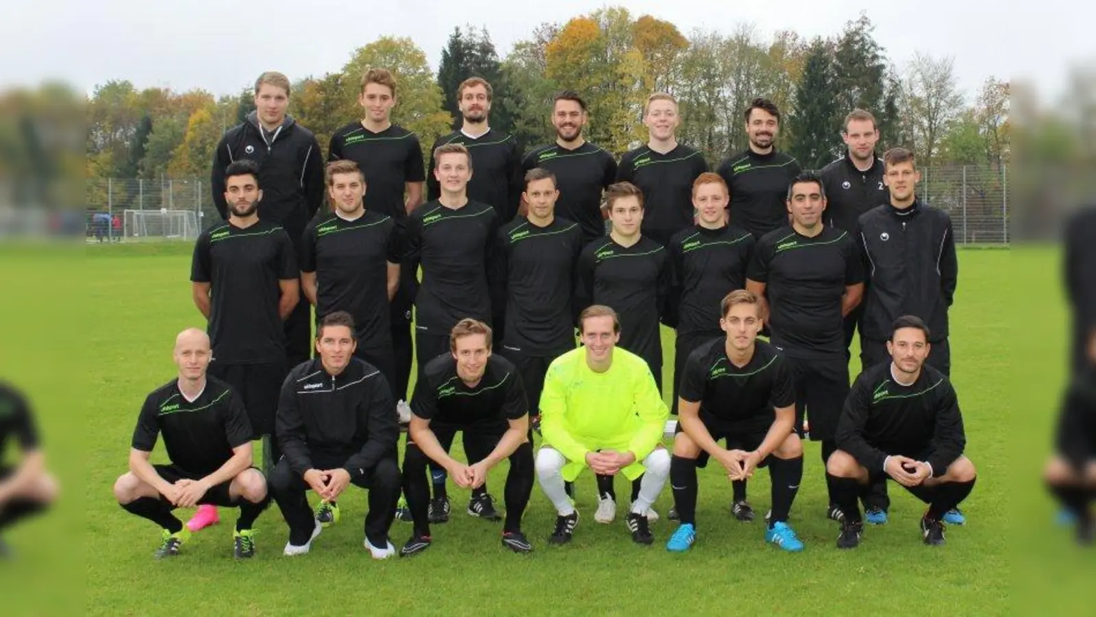 In neuen Trikots zum zweiten Sieg in Folge: Die „Erste“ des TSV Solln (Foto: TSV Solln)