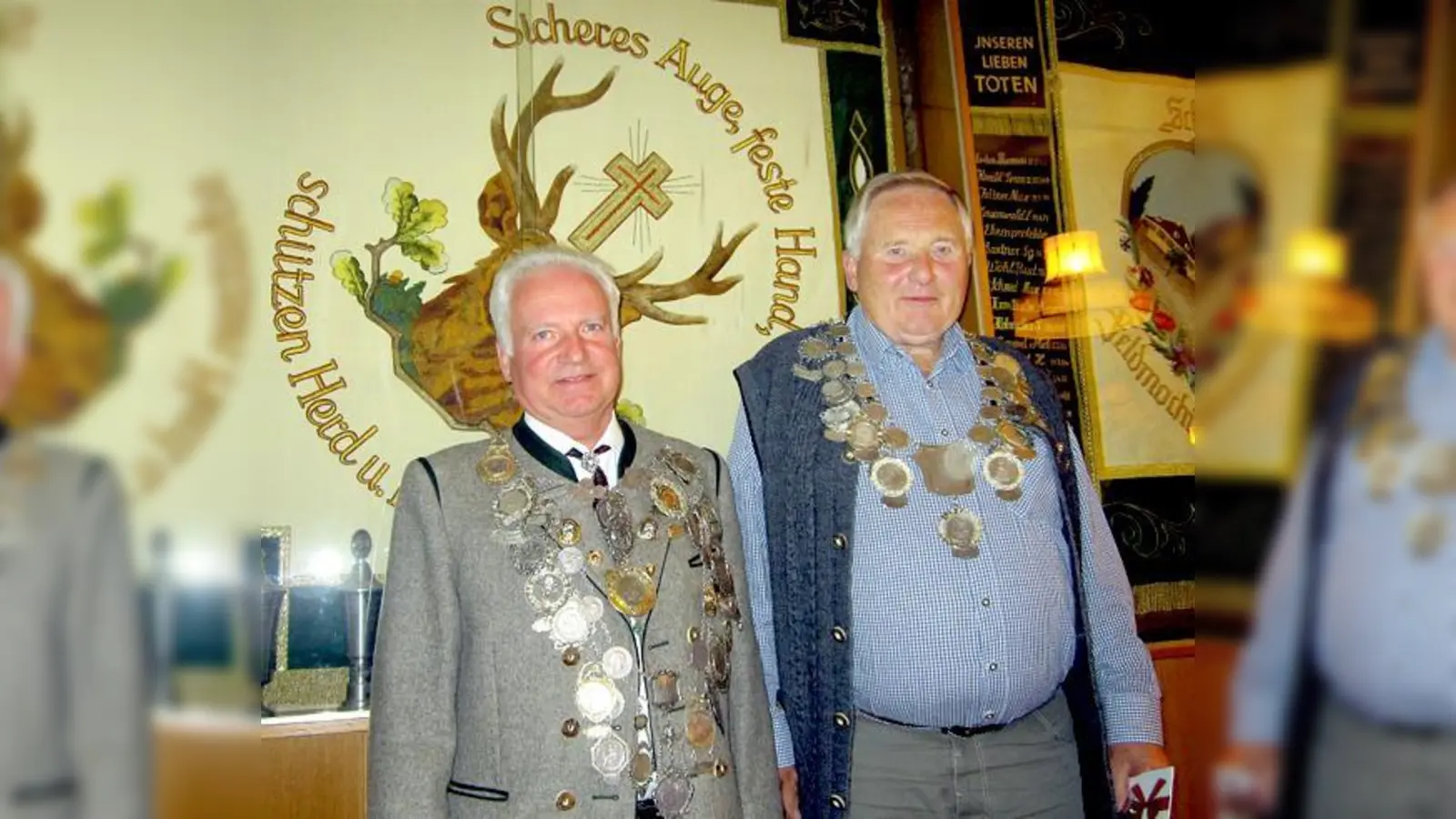 Luftgewehrkönig wurde Siegfried Stadler mit einem 2,8 Teiler, Heinz Opl wurde Luftpistolenkönig mit einem 4,2 Teiler.	 (Foto: VA)