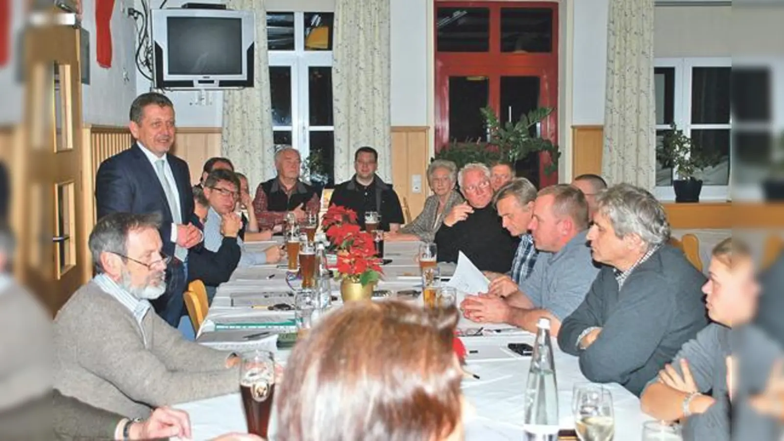 Gesprächsabend der Mitglieder der örtlichen Vereine und  Organisationen.	 (Foto: privat)