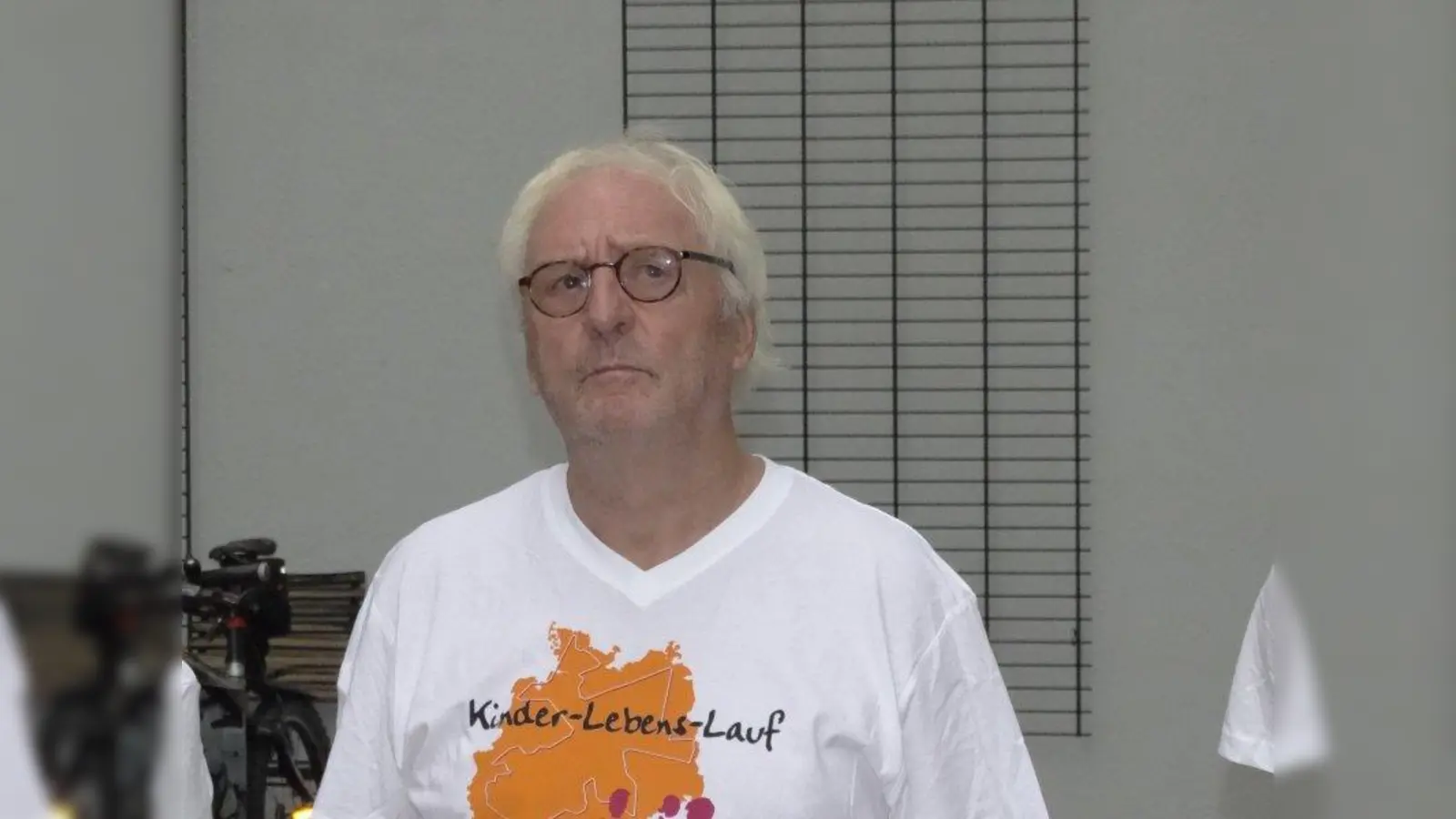 War extra vom Chiemsee angereist, um das AKM zu unterstützen: Schauspieler Günther Maria Halmer. (Foto: tab)