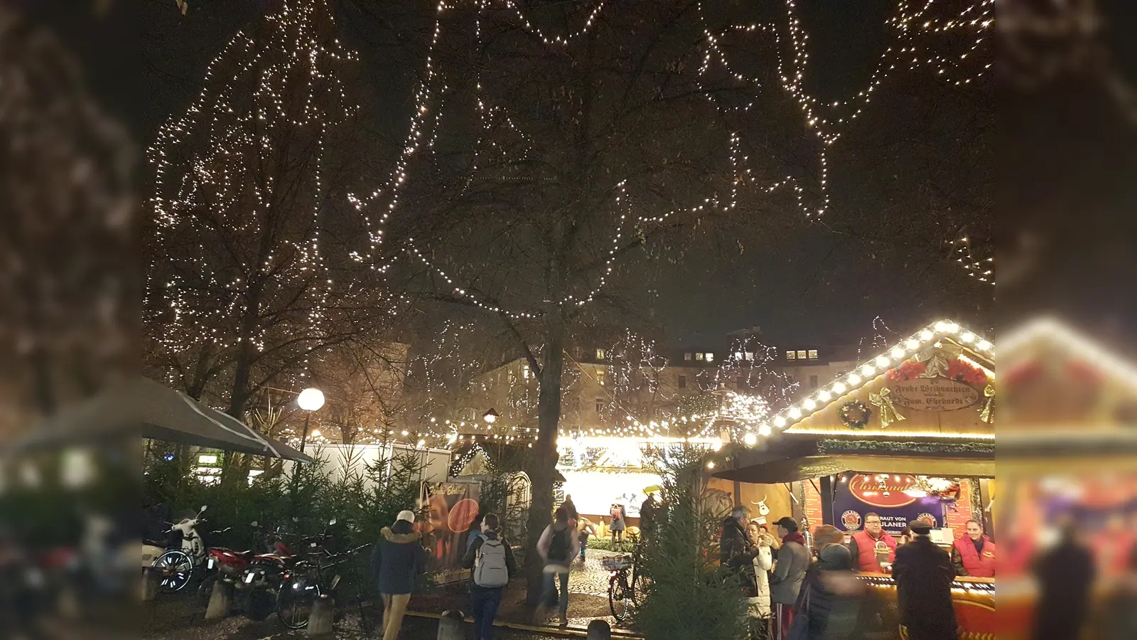 Seit über 40 Jahren etabliert: der Haidhauser Weihnachtsmarkt am Weißenburger Platz. (Foto: bas)