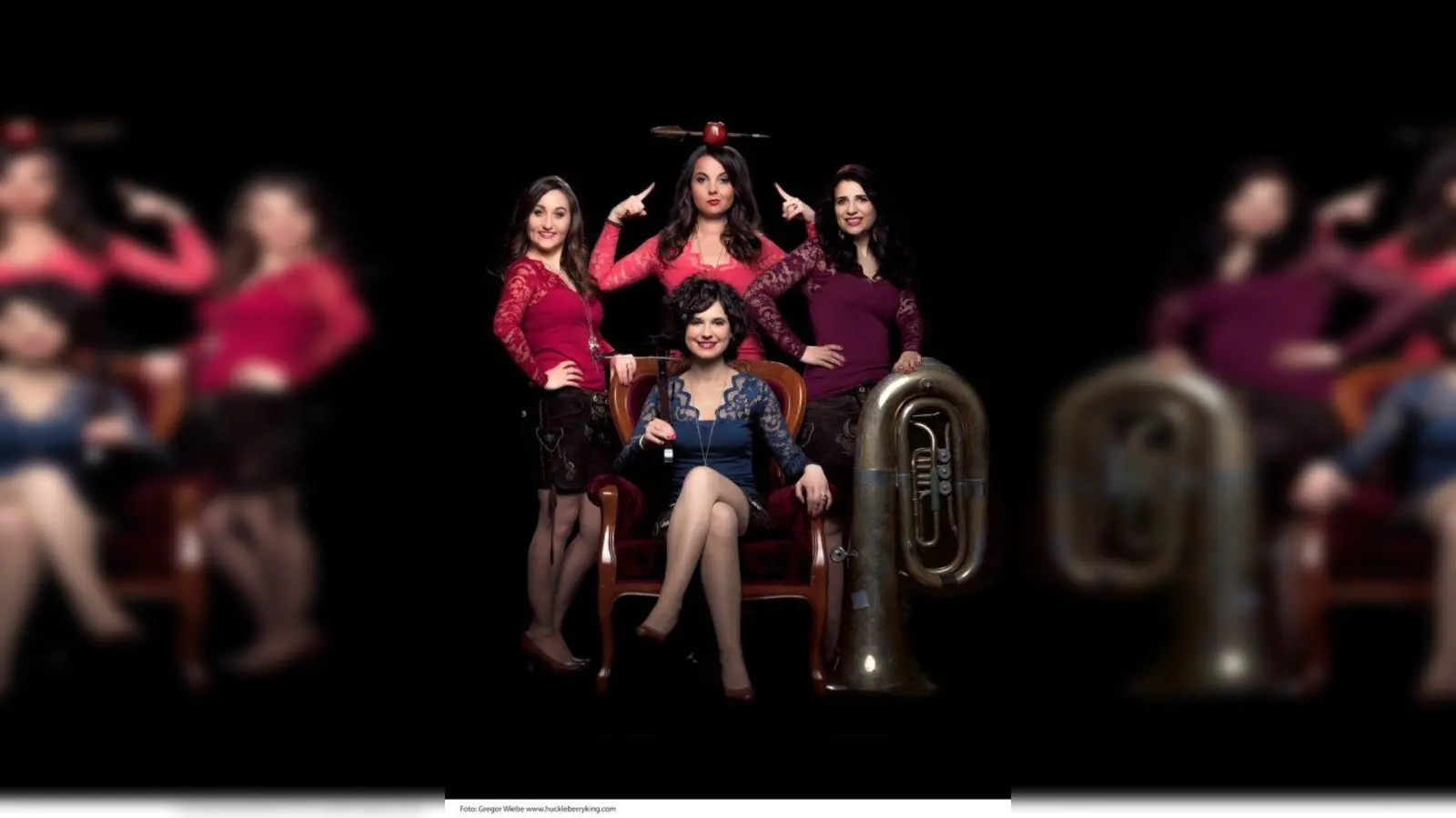 Die Blechbixn präsentieren Frauenpower. (Foto: Gregor Wiebe)