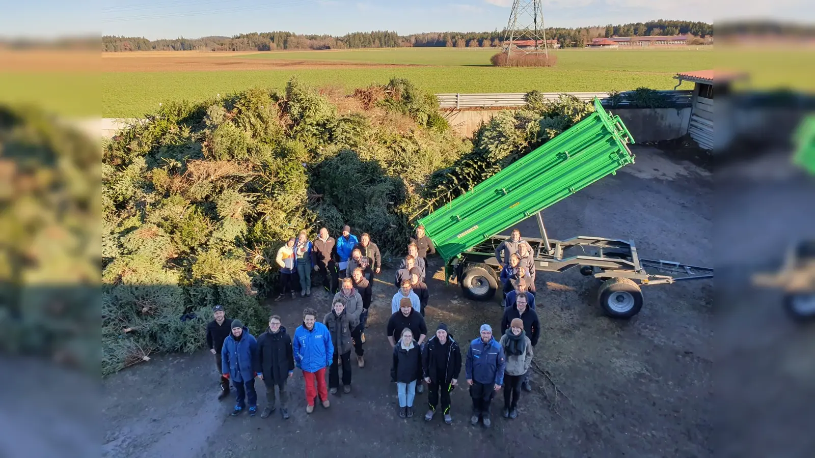 Die Junge Union bietet Mitte Januar einen Christbaum-Entsorgungsservice an.  (Foto: Junge Union Ebersberg)