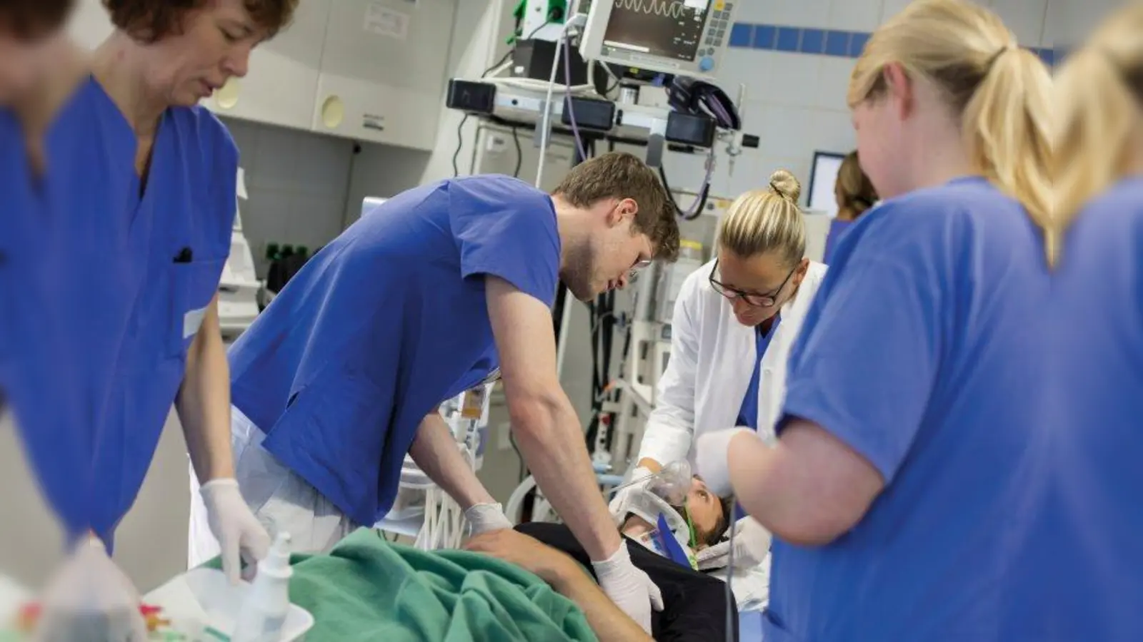 Im Schockraum werden schwerverletzte und polytraumatisierter Patienten erstversorgt. (Foto: © Klinikum Dritter Orden)