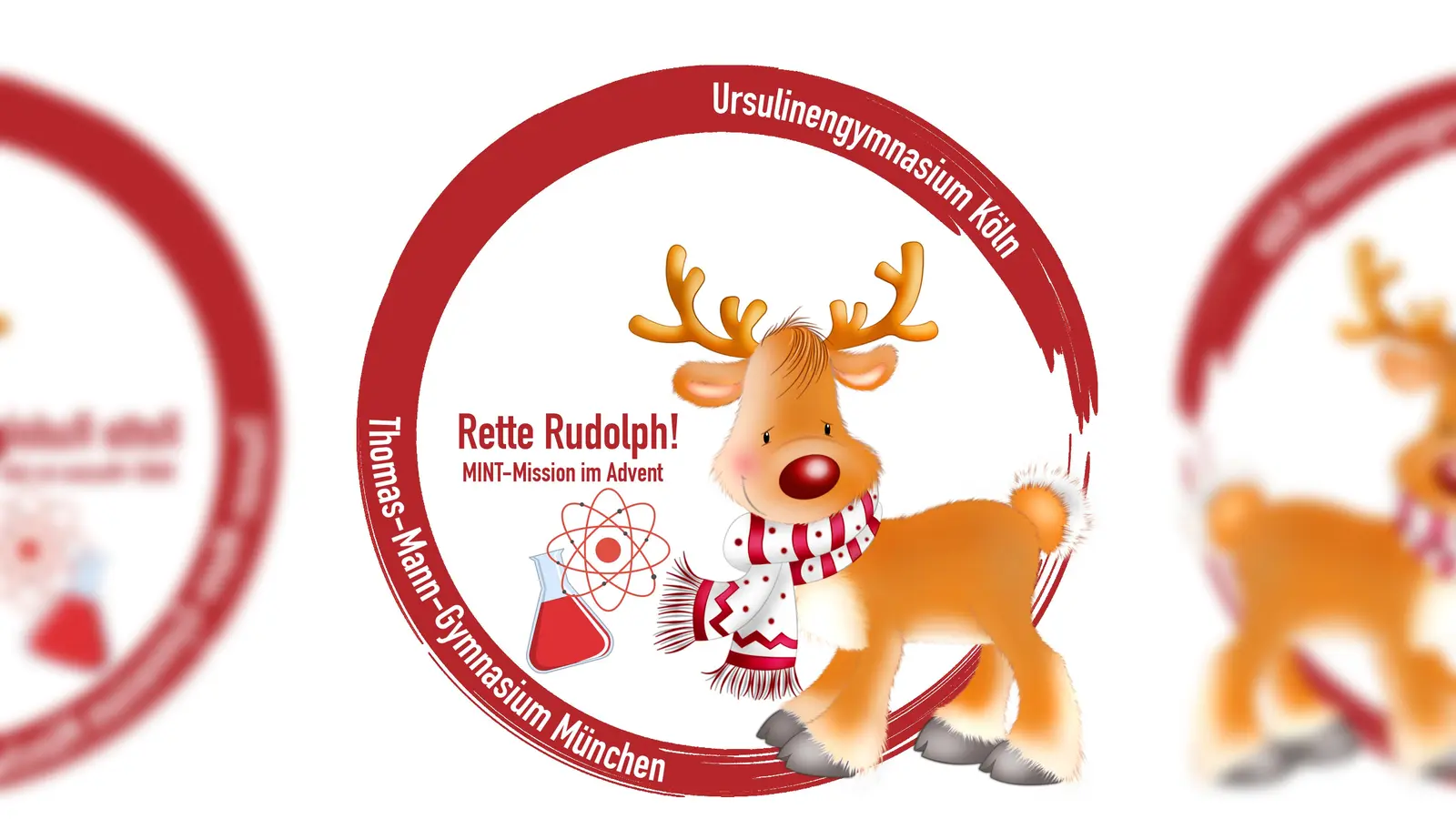 Der „Rette Rudolph-MINT-Adventskalender“ kommt aus München. (Foto: Lehrkräfte des MINT-Austauschs)