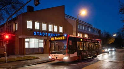 Der Nachtbus bringt die Volksfestbesucher sicher nach Hause (Foto: Stadtwerke Freising)