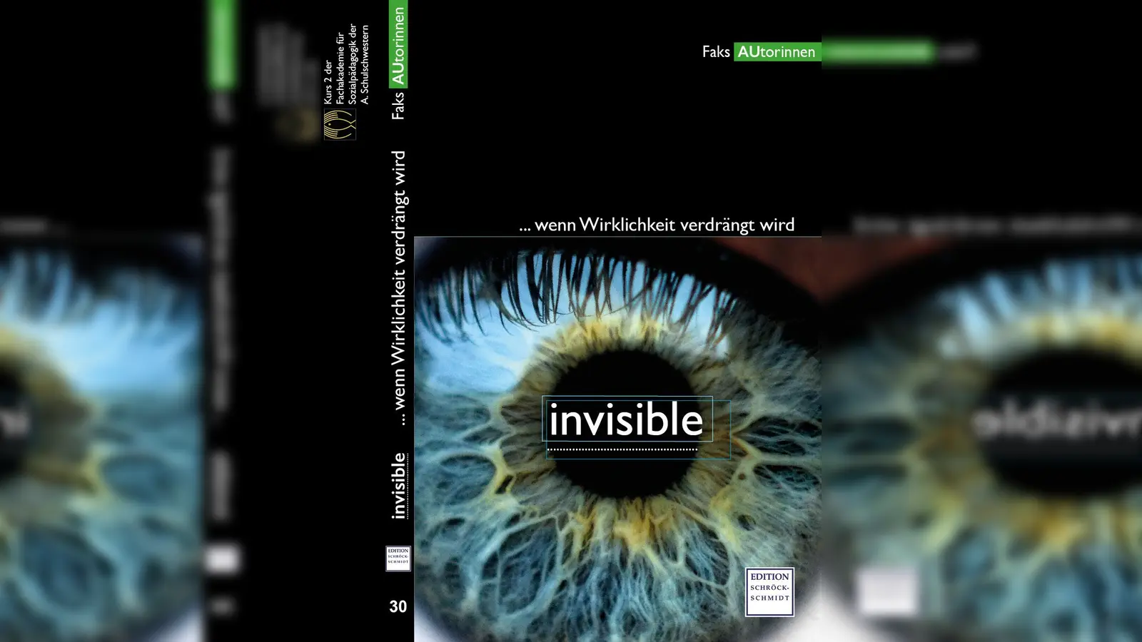 Geschrieben von Studierenden der Fachakademie für Sozialpädagogik in der Au: Der Roman „Invisible – wenn Wirklichkeit verdrängt wird“ ist im Handel erhältlich. (Foto: VA)