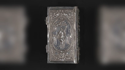 Silbereinband, Ausgburg (Foto: Bayerische Staatsbibliothek)