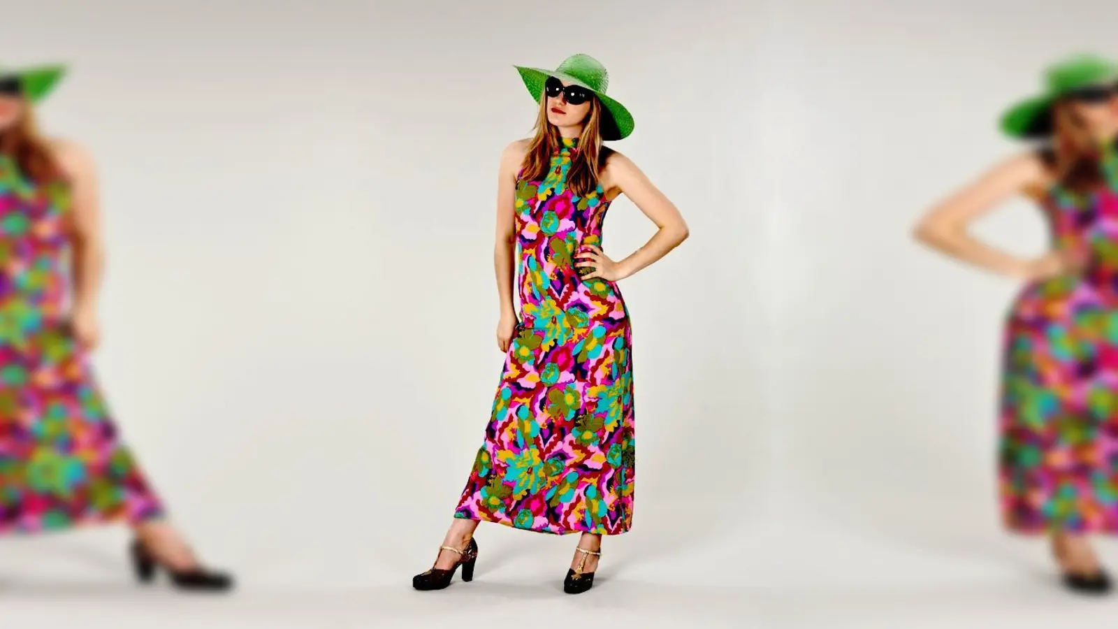 Typisch Siebziger: Wilde Muster mit Hippie-Charme: Sommerkleid von 1977.  (Foto: Münchner Stadtmuseum)