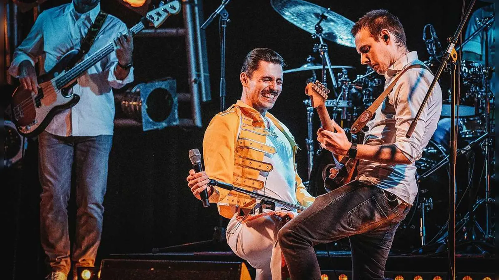 Musikalisch und optisch ganz nah am Original dran: „The Music of Queen” ist am 2. Mai in Germering. (Foto: Paul Gärtner)