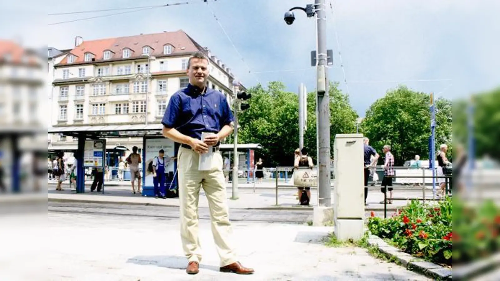 Videoüberwachung am Sendlinger-Tor-Platz: Denn die Kriminalität sei hier stark gestiegen, sagt Polizeisprecher Wolfgang Wenger.	 (Foto: js)