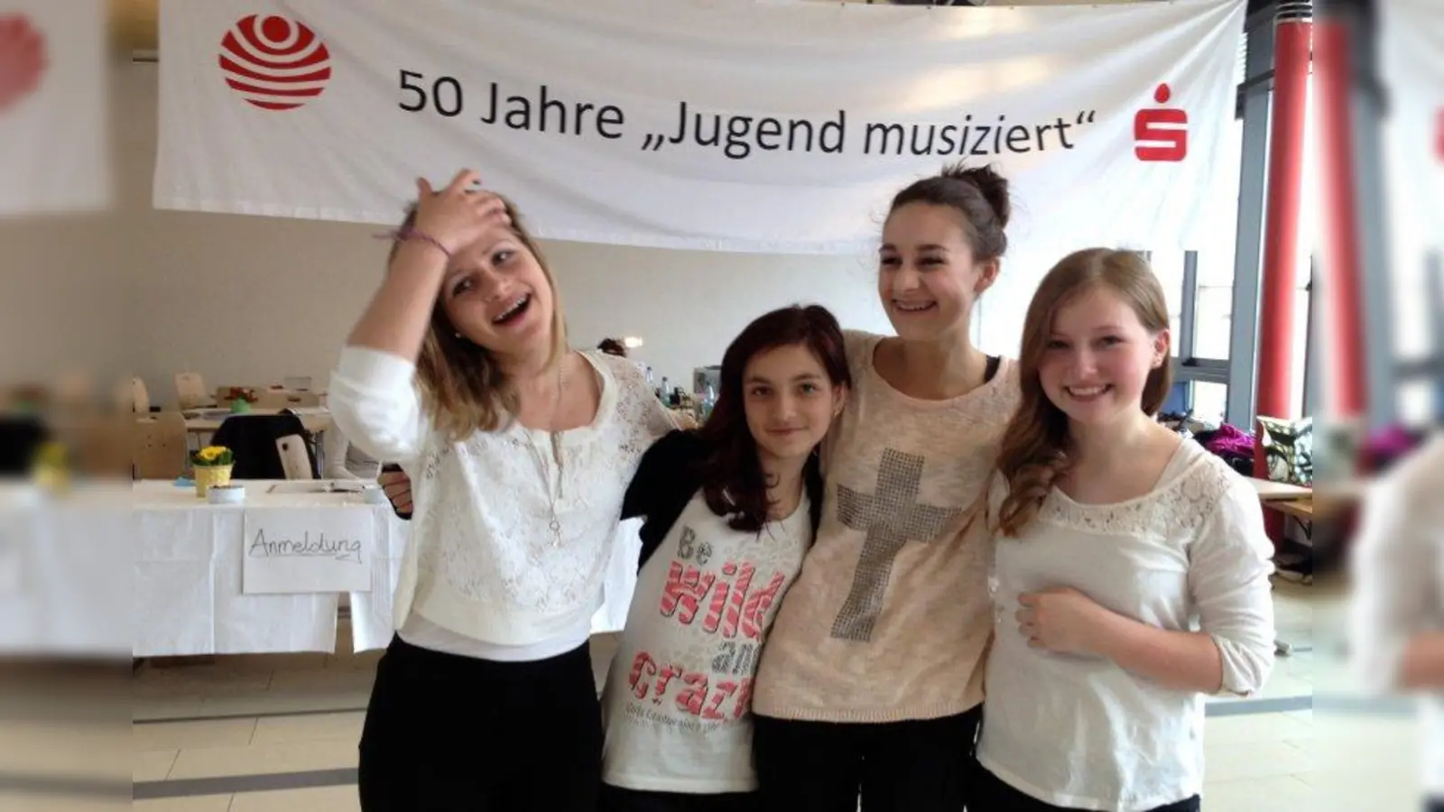 Das Zupfquartett (v.l.): Sandra Sedlmair, Ramona Wimmer, Mirella Hill und Lena Hauger. (Foto: pi)