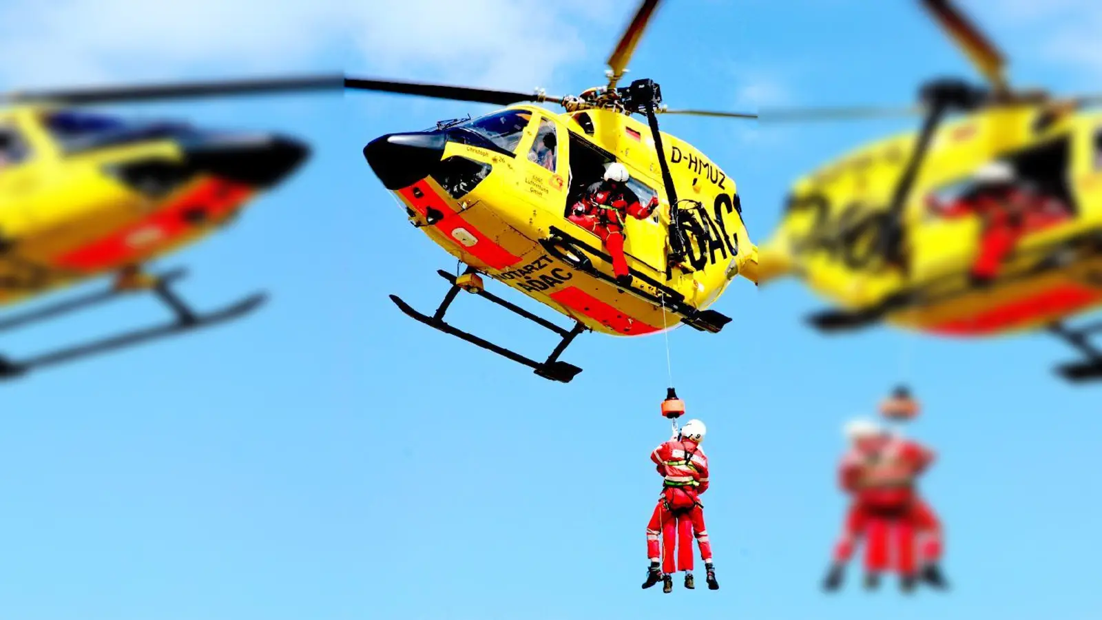 1433 Rettungsflüge leistete der Münchner ADAC-Rettungshubschrauber Christoph 1 im vergangenen Jahr. 47 Mal kam dabei die Rettungswinde zum Einsatz. 	 (Foto: ADAC)