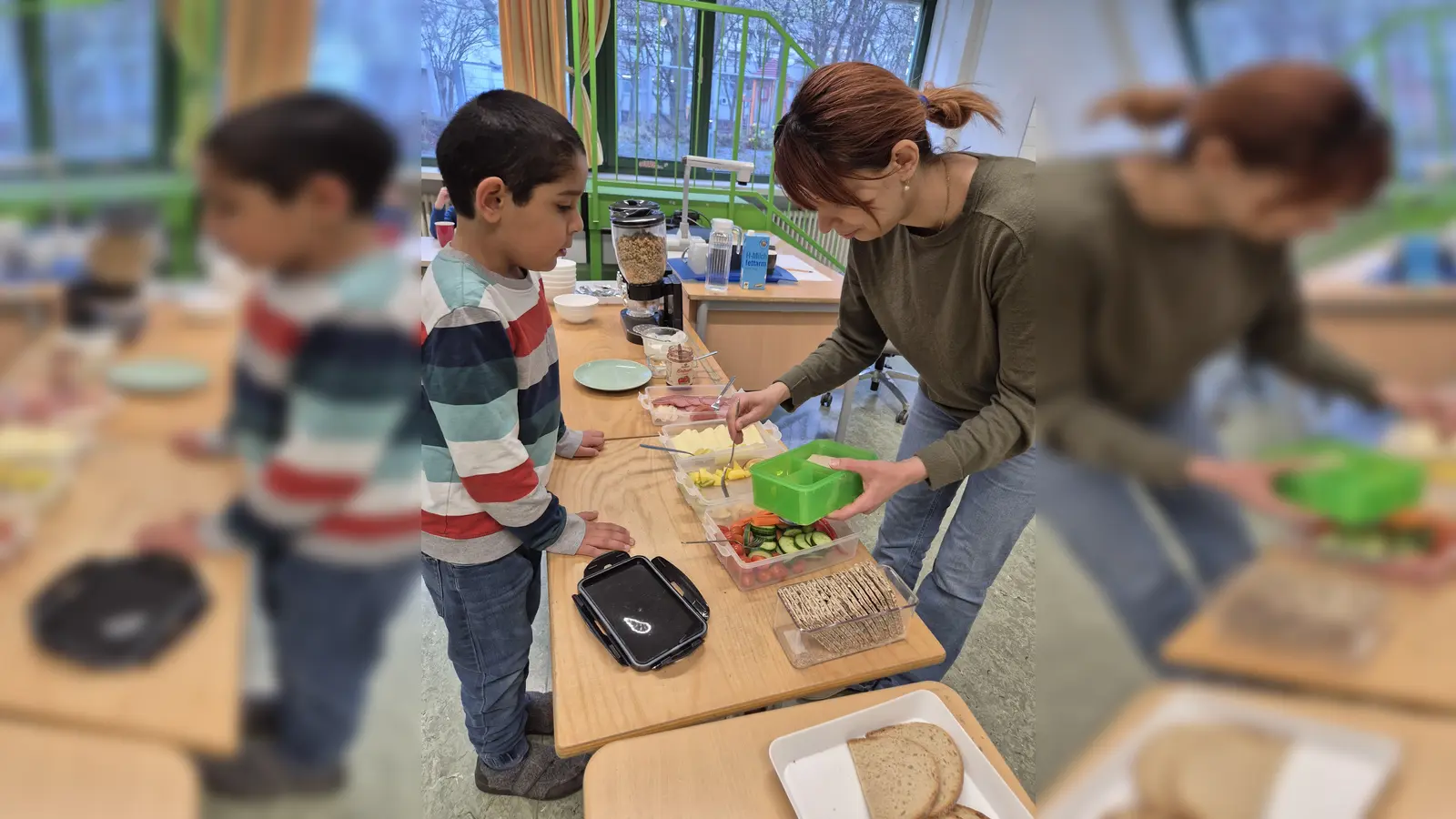 Die Deutsche Lebensbrücke hat in der Grundschule an der Nadistraße im Olympiadorf einen Frühstücksklub eröffnet. (Foto: Deutsche Lebensbrücke)