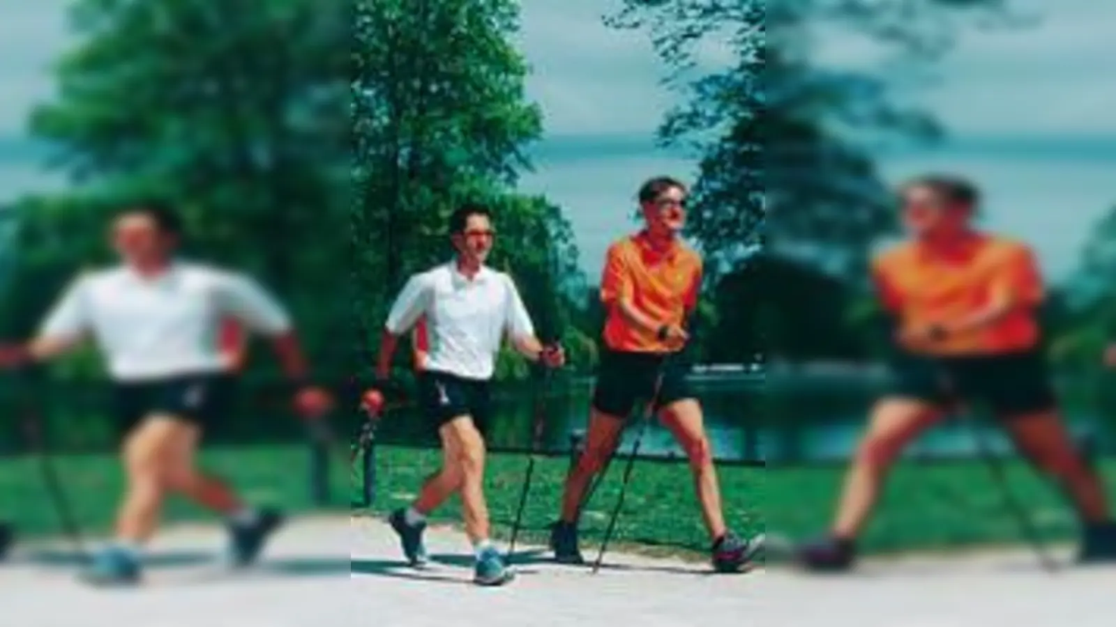 Nordic Walking hilft  am Sonntag besonders russischen Waisenkindern.  (Foto: Odlo)