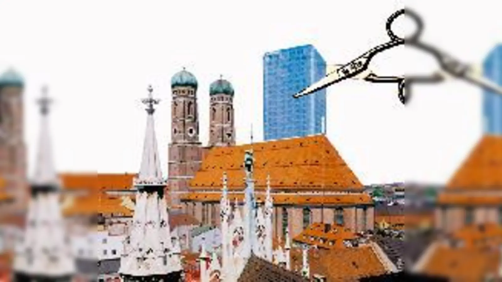 Kein neues Haus höher als die Frauenkirche. So lautete die Forderung der Hochhausgegner.	 (Foto: Kollage ABC Fotosatz)