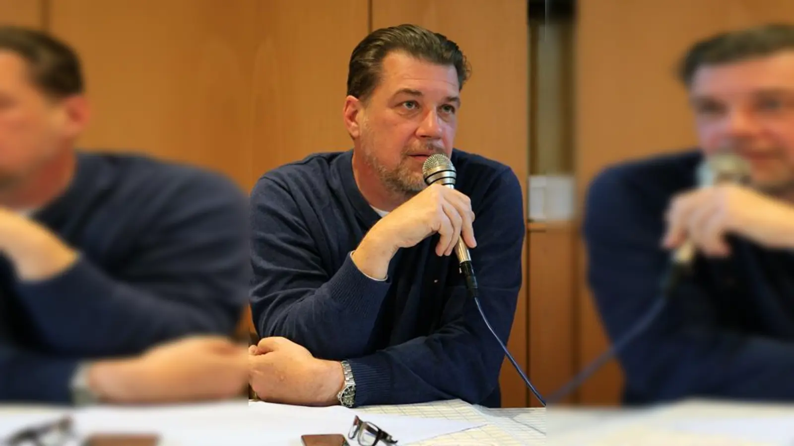 Stand Rede und Antwort: Gerhard Mayrhofer.  (Foto: A. Wild)
