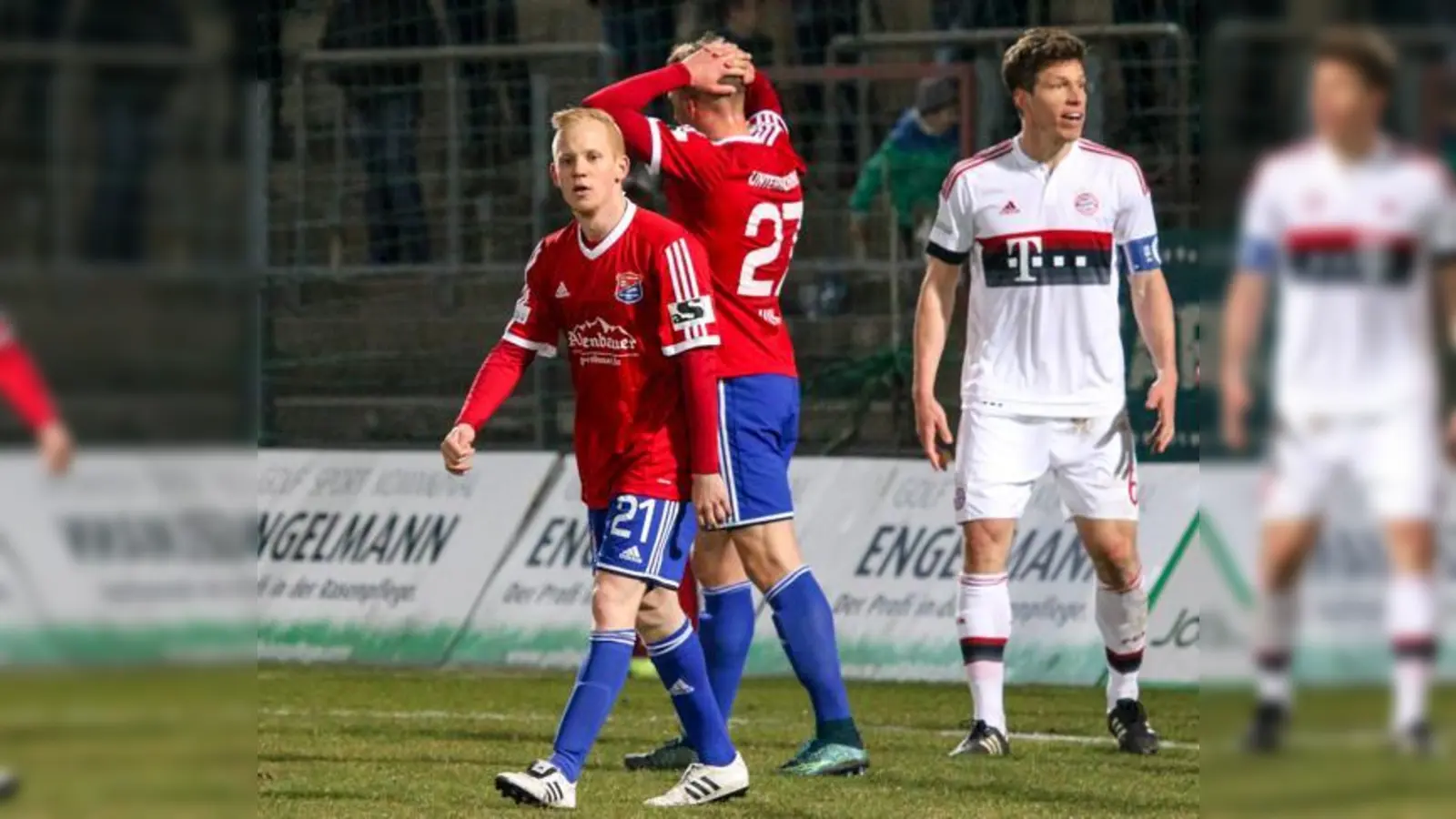 Er spielt und trifft. Gegen die kleinen Bayern erzielte Sascha Bigalke das 3:1 für Haching, in Amberg war es der 1:0-Siegtreffer.	 (Foto: C. Riedel/fotografie-riedel.net)