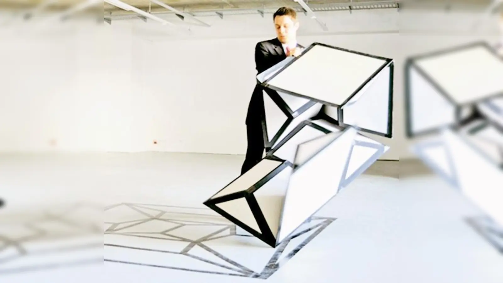 Setzt sich mit Geometrie auseinander: Jakob Hentze. 	 (Foto: VA)