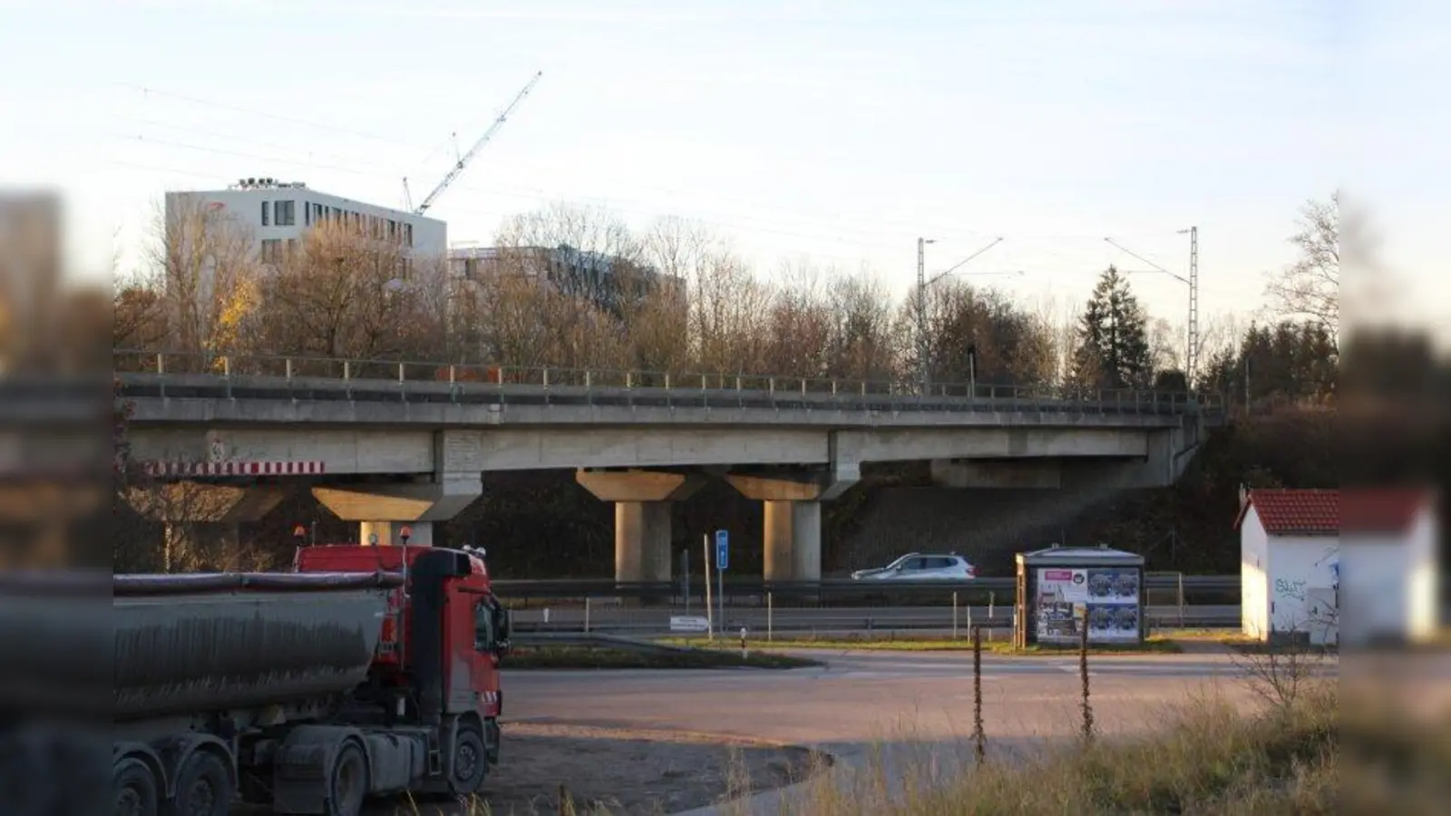 Das Sorgekind vieler Bürger: Der Röchnerknoten an der A96. (Foto: Huss-Weber)