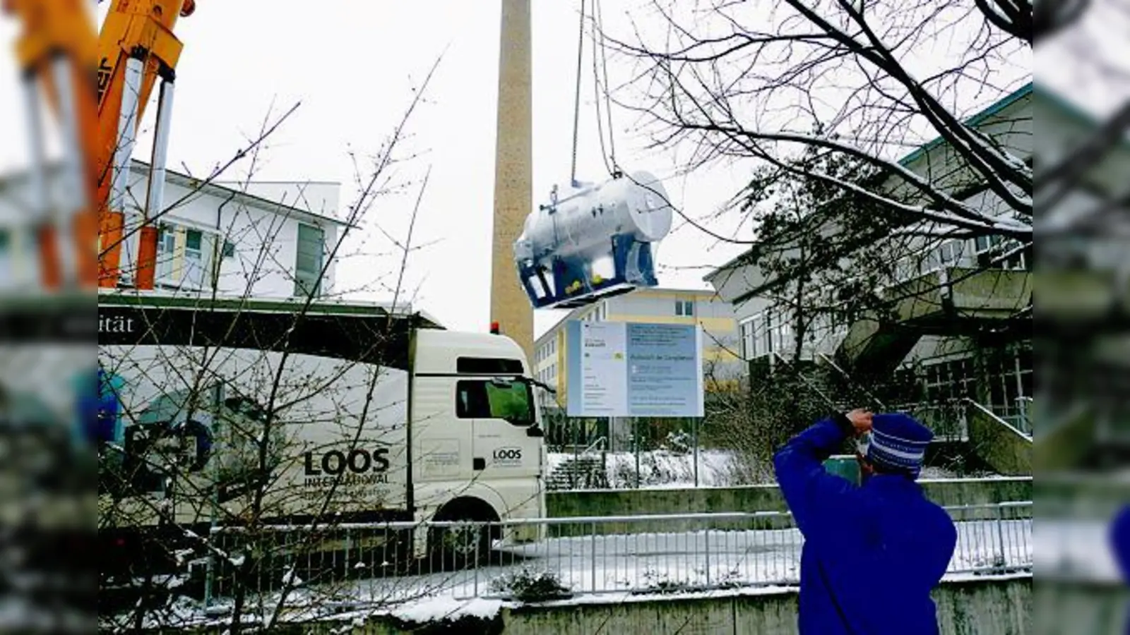 Im Klinikum Dritter Orden wird Zukunft gebaut: Ein neuer Dampfkessel hält Einzug. (Foto: Privat)