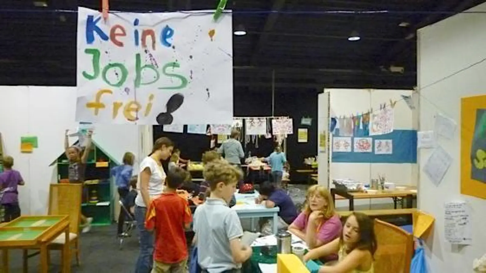 Vollbeschäftigung bei Mini-München: Schon am ersten Tag waren nach nur einer Stunde alle Jobs in der Spielstadt vergeben.  (Foto: qs)
