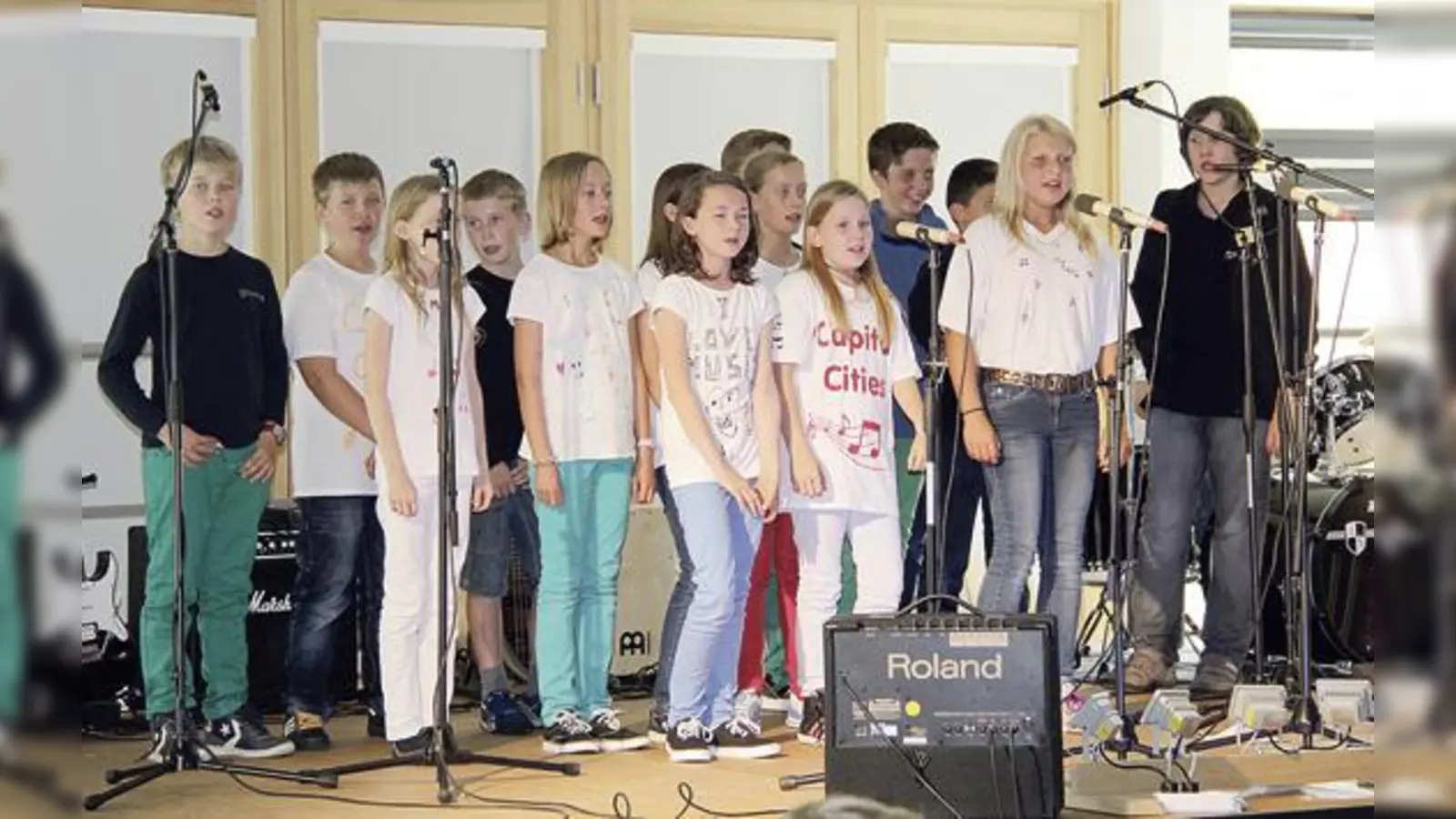 Zum ersten Mal hat in der Realschule Poing ein Sommerkonzert stattgefunden.	 (Foto: VA)