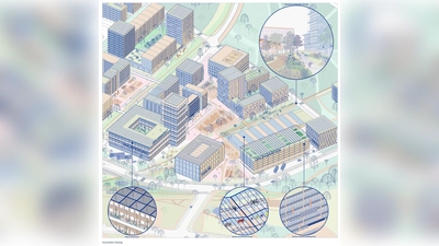 Visualisierung des Siegerentwurfs „METROpolis” (Foto: Grafik Studio FGGH)
