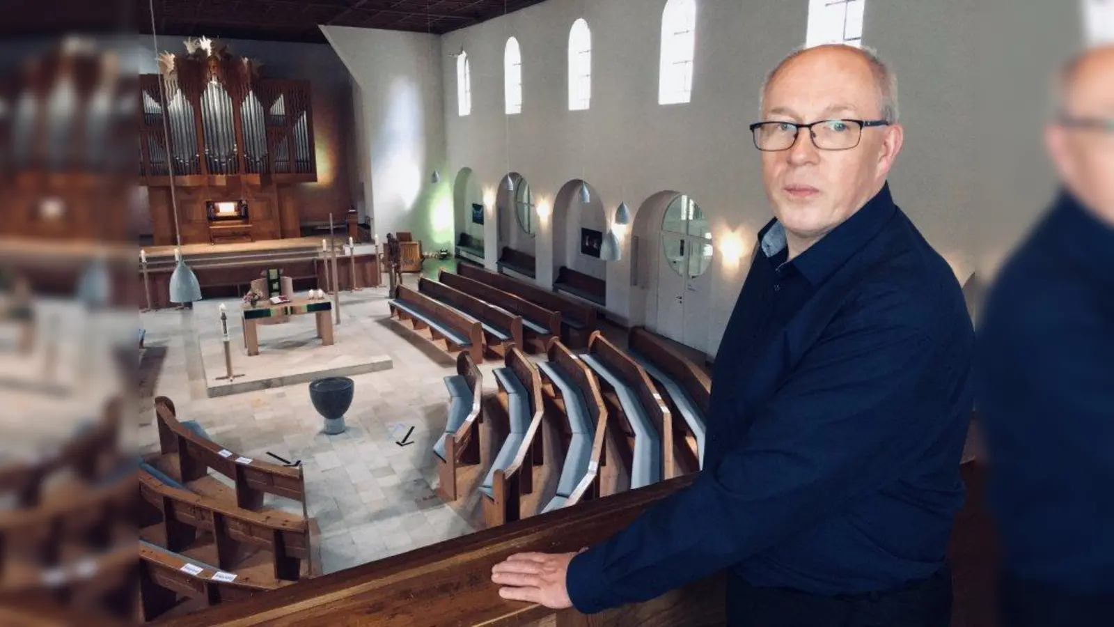 Klaus Geitner wirkt seit 1983 an der Himmelfahrtskirche in Sendling. (Foto: Karl Felix Scheele)