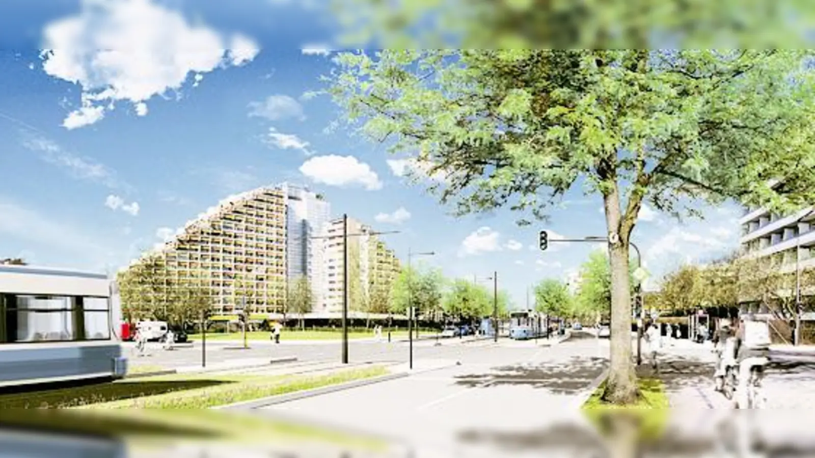 In 4,3 Kilometern mit neun Haltestellen vom Effnerplatz nach St. Emmeram: Die Bürgerinitiative wehrt sich beim Erörterungstermin gegen den Trambau.	  (F.: MVG)