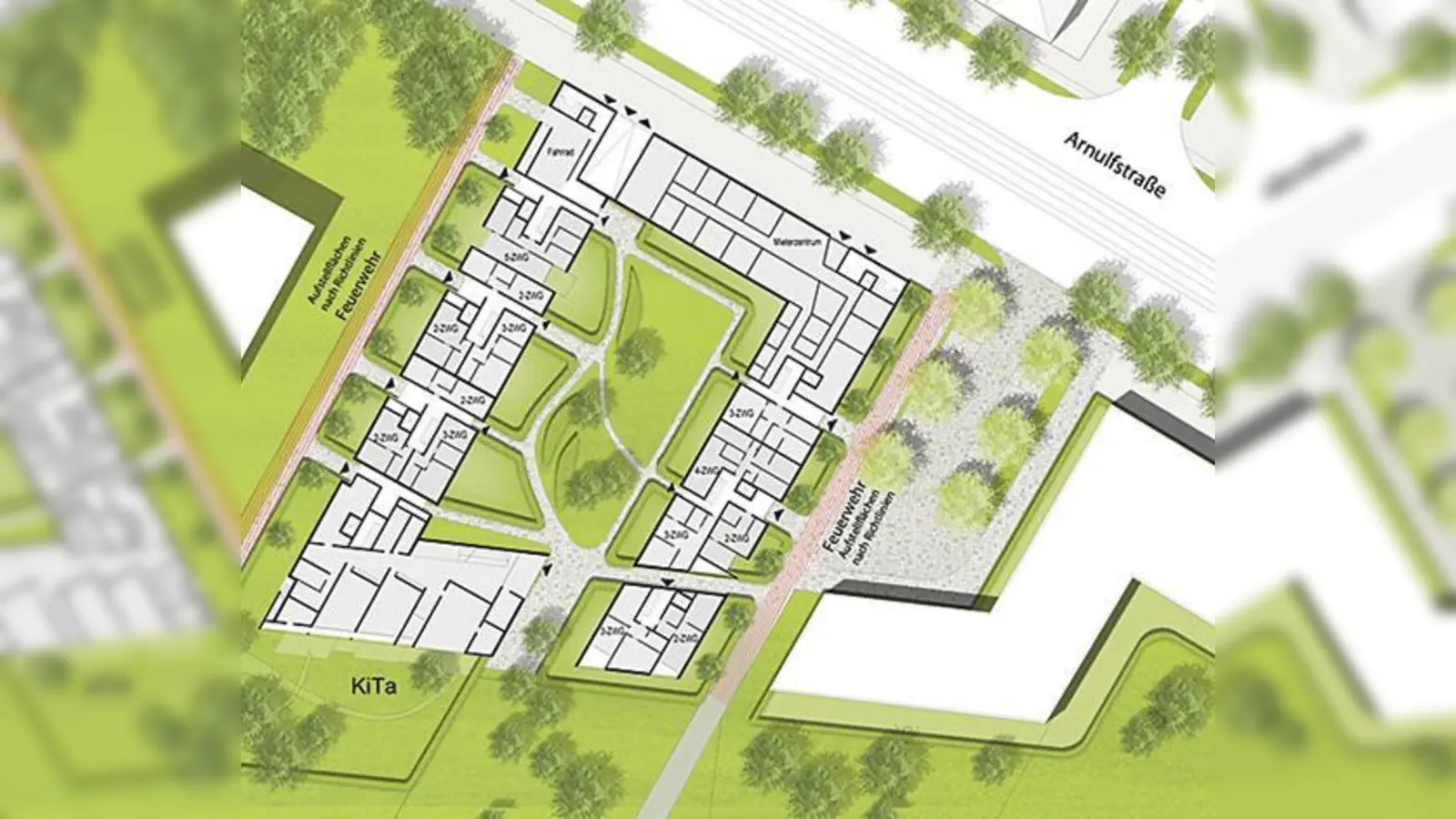 So ist das Gebäude auf dem Post-Areal an der Arnulfstrasse geplant. 	 (Foto: wgp Architekten u. Stadtplaner)