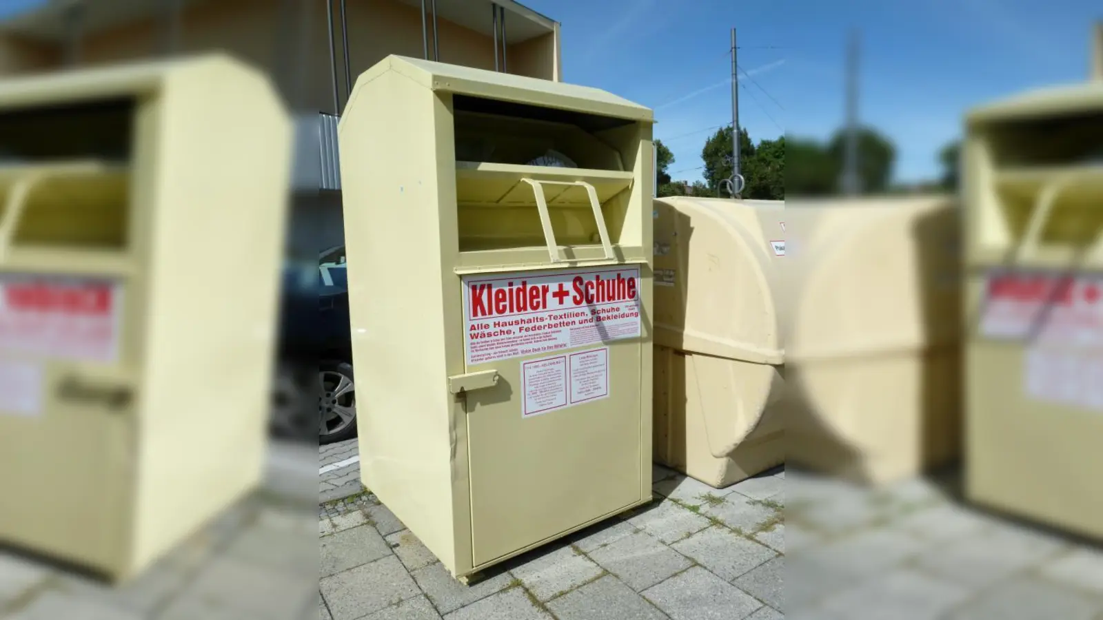 Um das illegale Sammeln von Altkleidern einzudämmen, will der AWM rund 300 Kleidercontainer in München aufstellen. (Foto: BK)