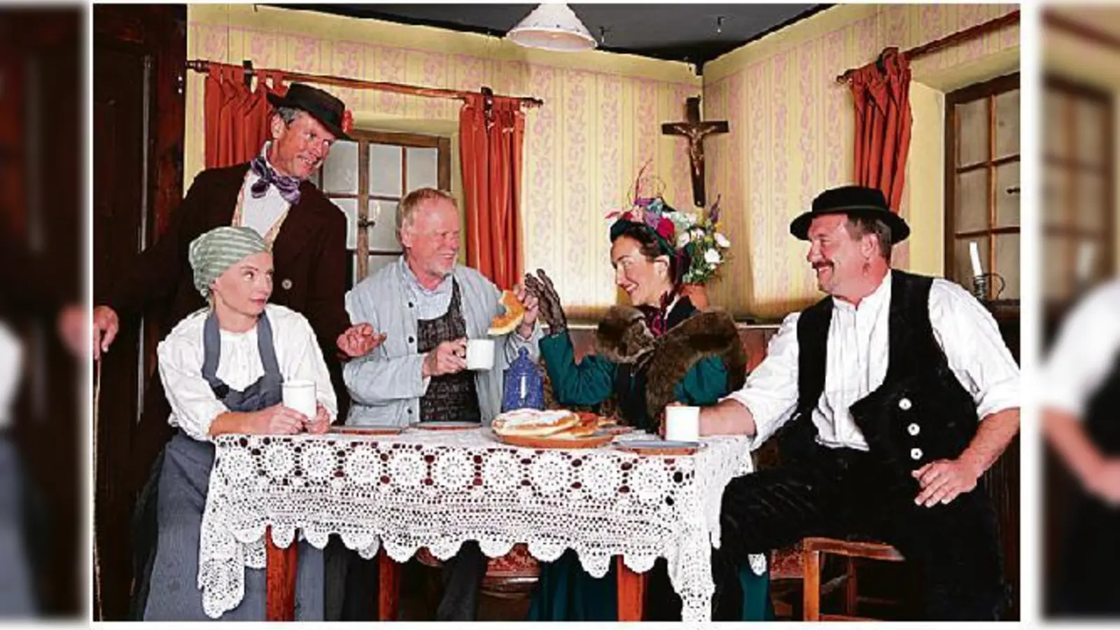 Um »ned um a Fünferl eine Moral« geht es in dem Gastspiel der Iberl-Bühne in Oberschleißheim am Samstag, 14. März.	  (Foto: VA)