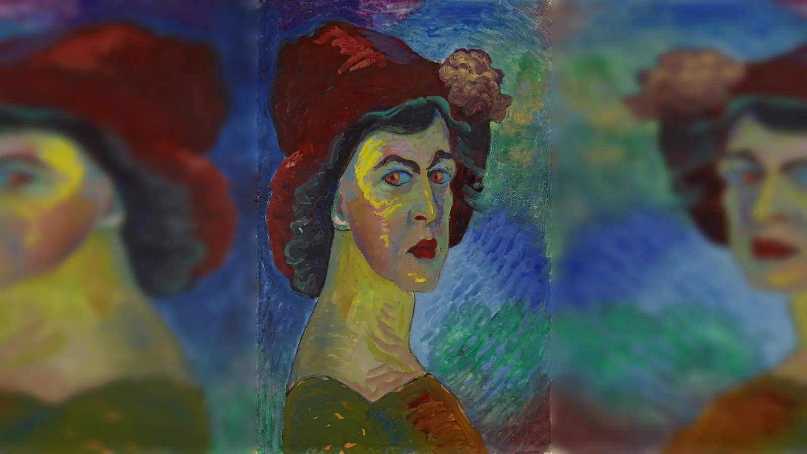 Marianne von Werefkin, Selbstbildnis, 1910, Städtische Galerie im Lenbachhaus und Kunstbau München (Foto: Lenbachhaus)