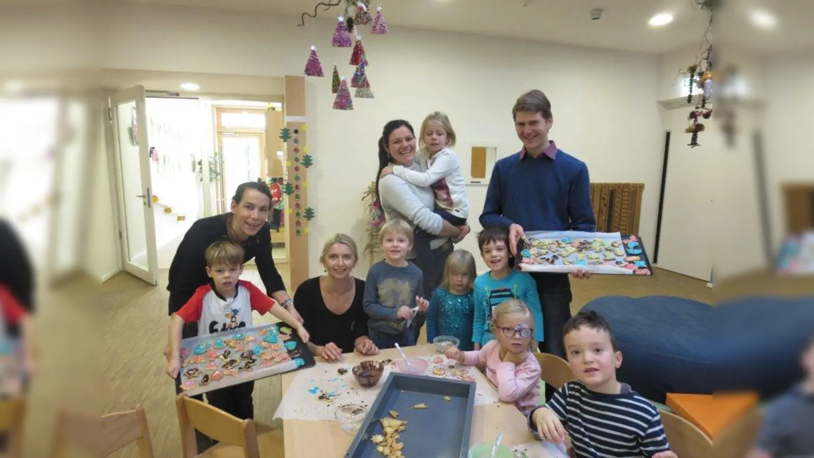 Im Kinderhaus St. Anna hatten alle viel Spaß beim gemeinsamen Plätzchen backen. (Foto: Kinderhaus St. Anna)