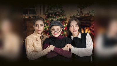 Weihnachten mit Katharina Thalbach, Anna Thalbach und Nellie Thalbach. (Foto: Boris Breuer)