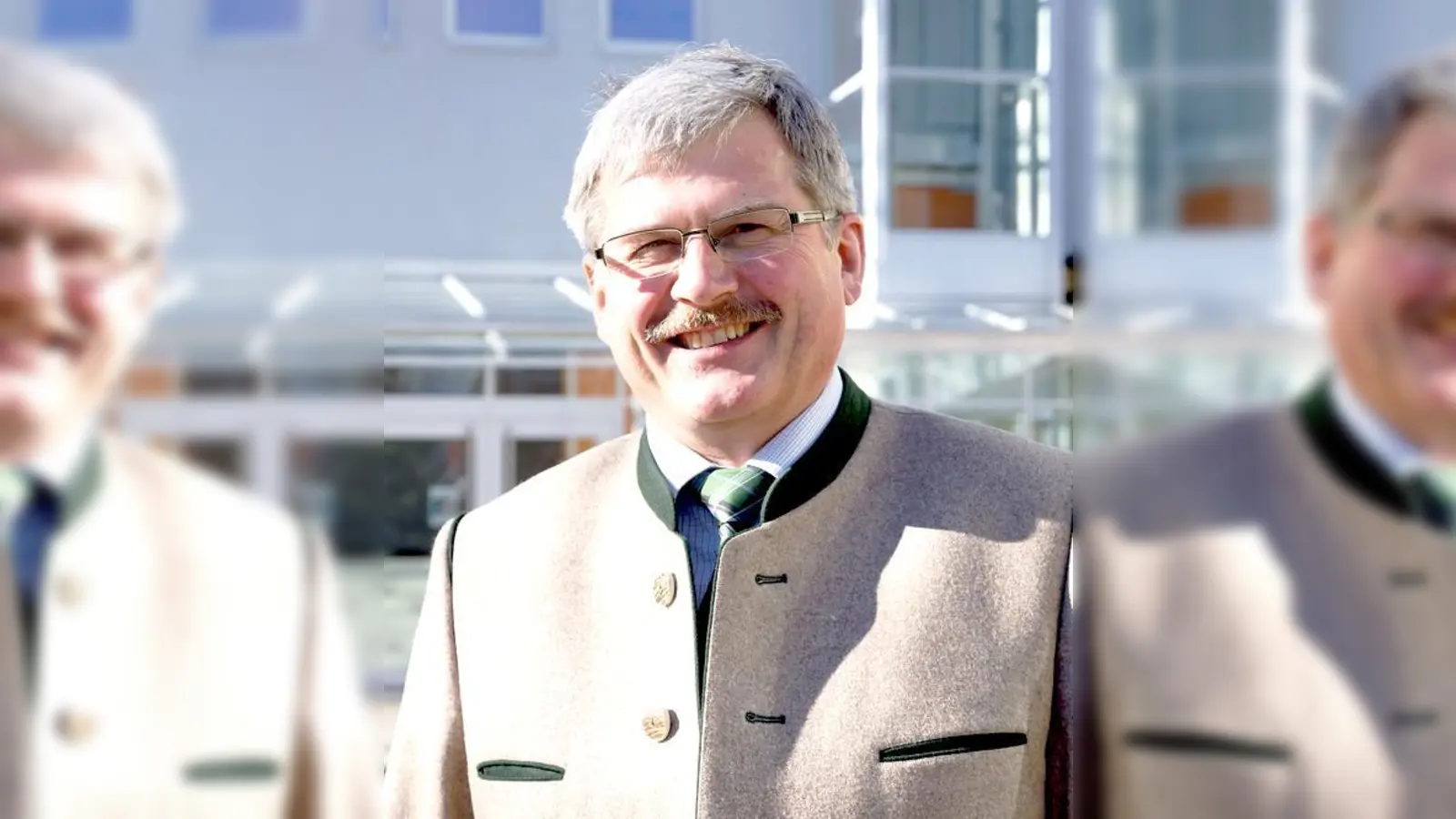 In die vierte und letzte Amtsperiode startet 	Bürgermeister Johann Eichler. 	 (Foto: hw)