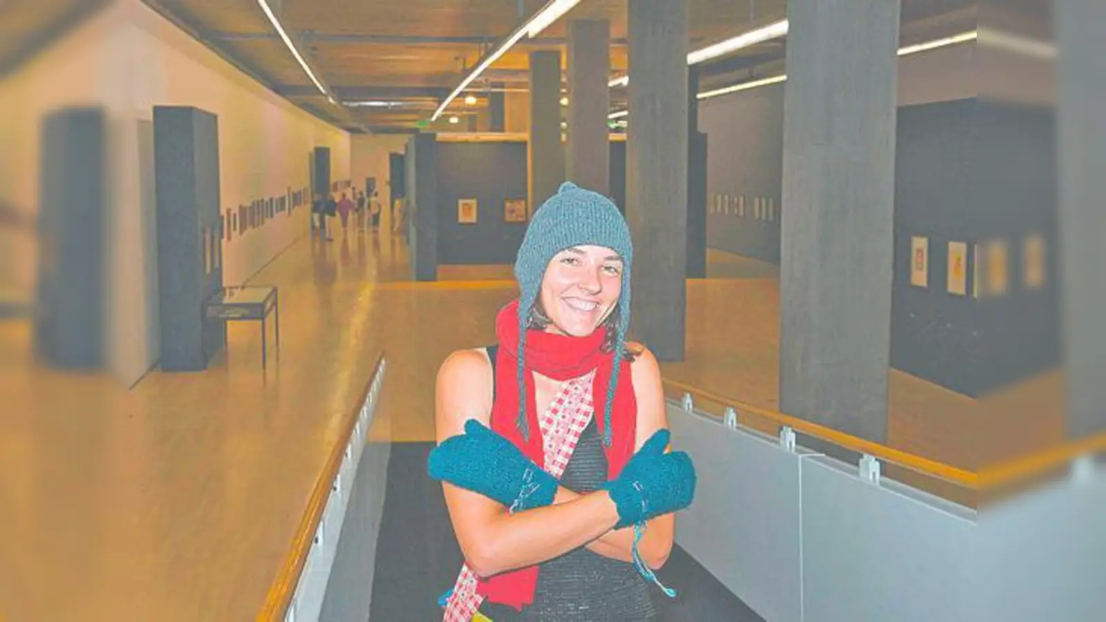 Beim Kunstgenuss im Lenbachhaus bei 21 Grad 	kann eine Strickjacke nicht schaden. 	  (Foto: Ernst Jank)