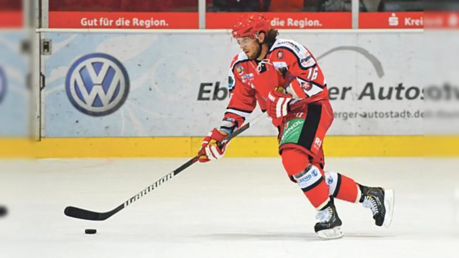 Der 20-jährige Stürmer Raphael Kaefer steht als »Trainingsgast« bei der der DEL-Truppe der Augsburger Panther bereits auf dem Eis.	 (Foto: smg/Nicky Alexander)