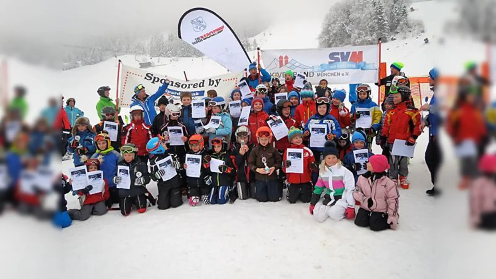 Jeder der jungen Skifahrer ging mit einer Urkunde nach Hause.	 (Foto: privat)