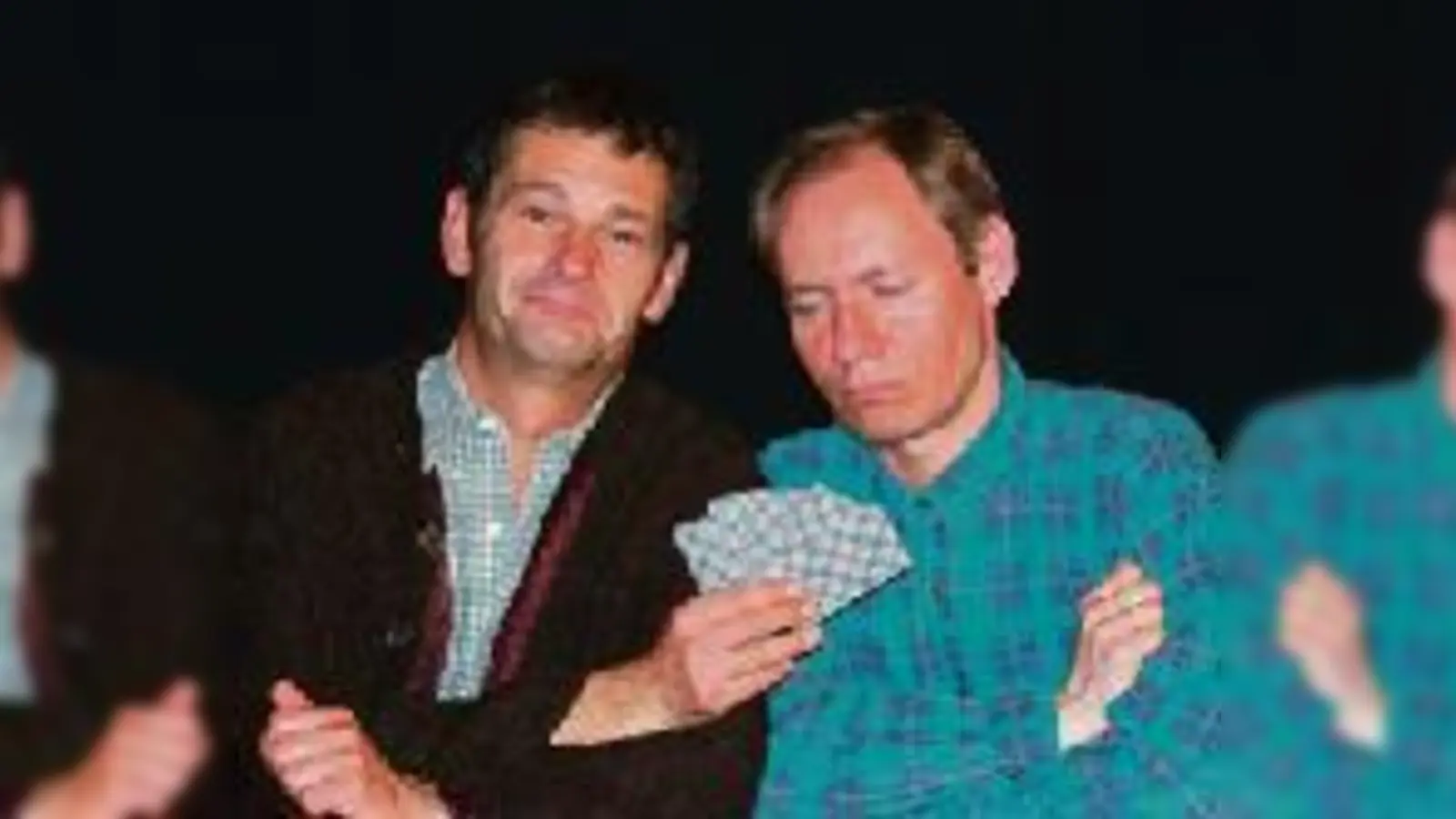 Brettschneider und Winkler in der Drehleier.	 (Foto: VA)