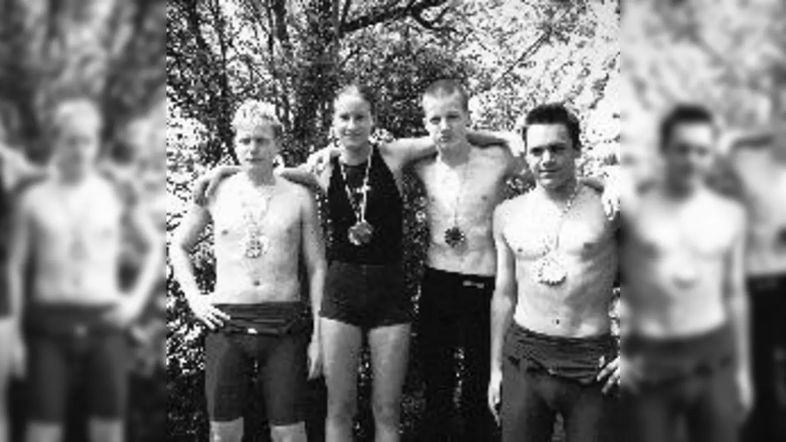 Die Lohhofer Medaillenhaie  (Foto: Benjamin Straubinger, Sabine Hobelsberger, Wolfgang Straubinger und Martin Schmidmayr.)